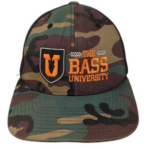 The Bass University Snapback Trucker Hat Multi One Size The Classics Yupoong